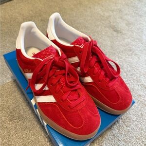 Adidas Red Gazelle Sneakers